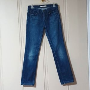 J Brand  814 Cigarette Leg Mid-rise Lightly Distressed W-27 Jeans